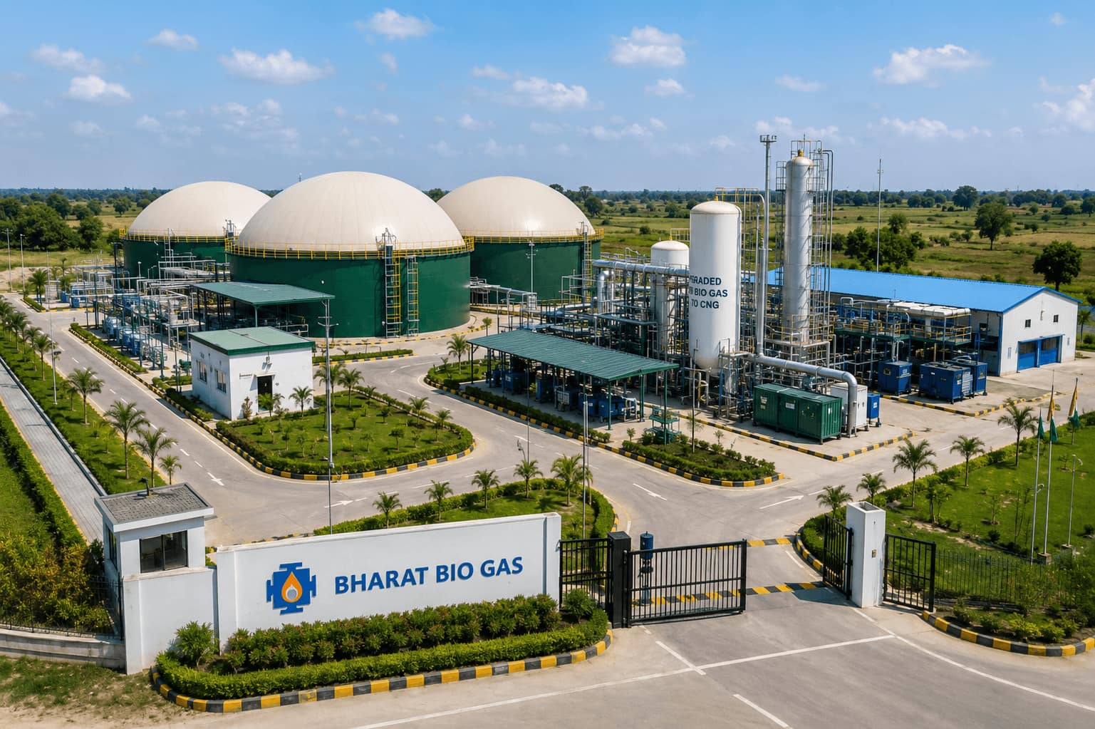 Bharat Bio Gas Plant Site